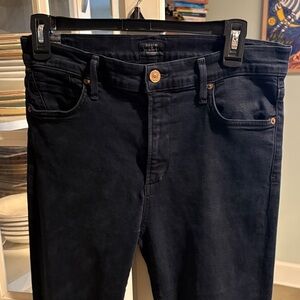 Citizens of Humanity premium denim jeans in dark blue with straight leg.